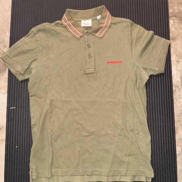 Burberry Green Collared Shirt – Extra Small - Picture 2 of 4